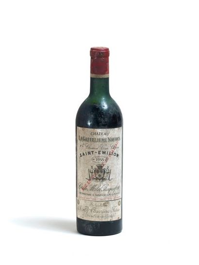 LA GAFFETIERE NAUDES 1 bouteille La Gaffelière Naudes, 1955 -Etat : Légèrement b...