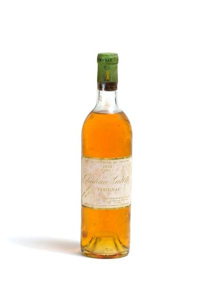 CHATEAU GILETTE 1 bouteille Château Gilette 1954 -Etat : Niveau bas goulot