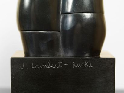 Jean LAMBERT RUCKI Jean LAMBERT RUCKI (1888-1967) - Confidence, c. 1923-25 - Bronze...