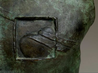 Igor MITORAJ Igor MITORAJ (1944-2014) - Persée - Bronze à patine verte nuancée -Signé...