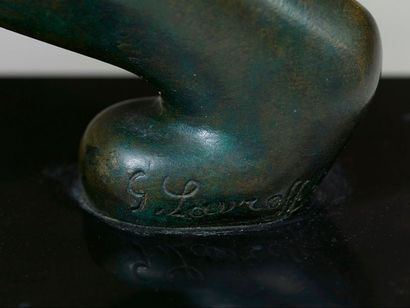 Georges LAVROFF Georges LAVROFF (1895-1991) - Ours polaire - Sculpture en bronze...