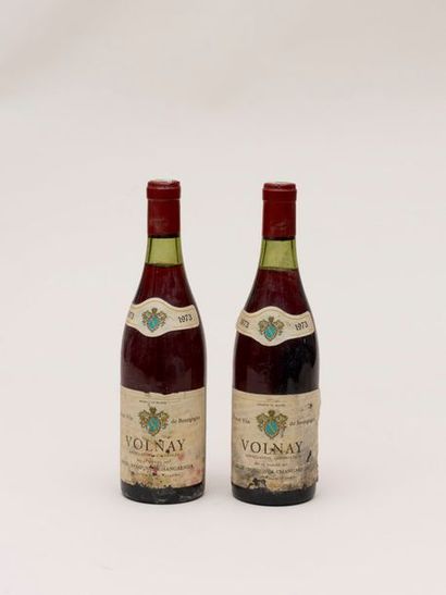 Vin- Volnay 2 bouteilles Volnay, 1973, Regis Rossignol Chnagarnier