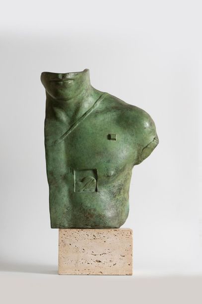 Igor MITORAJ Igor MITORAJ (1944-2014) - Aesclepios - Bronze à patine verte numérotée...