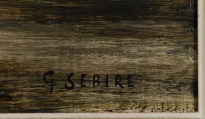 Gaston SEBIRE Gaston SEBIRE (1920- 2001) - Vase de fleurs - Huile sur toile signée...