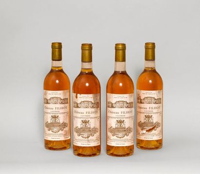 VIN 4 bouteilles - Château Filhot Sauternes