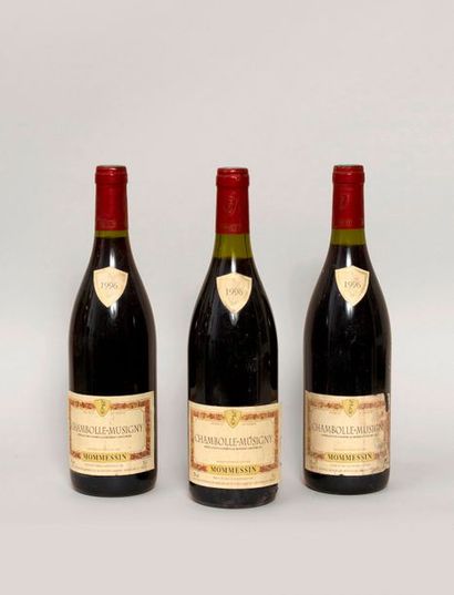 VIN 3 bouteilles Chambolle Musignyn 1996, Mommesin