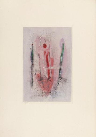Otto WOLS Otto WOLS (1913 - 1951) - Flamboyant, 1946 - Gravure sur papier d'Arches...