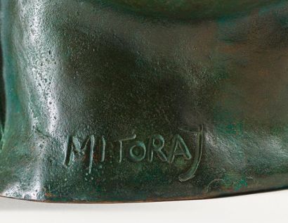 Igor MITORAJ Igor MITORAJ (1944-2014) - Centurion II - Bronze à patine verte signé...