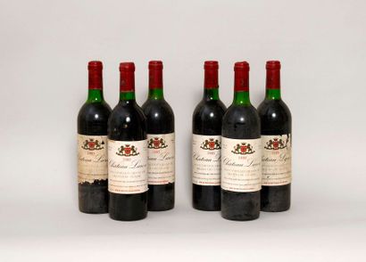 VIN 6 bouteilles - Château Laroze, 1985, Grand cru classé, Saint Emilion