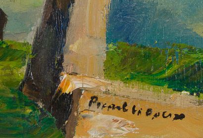 Charles PICART LEDOUX Charles PICART LE DOUX (1881-1969) - Paysage - Huile sur toile...