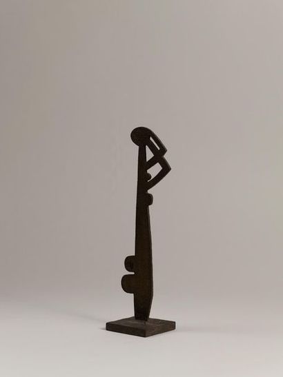 ROBERT COUTURIER Robert COUTURIER (1905-2008) - Femme aux bras levés - Sculpture...