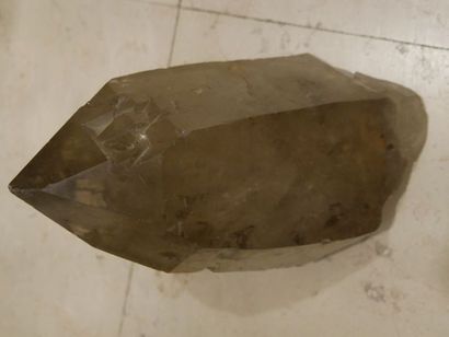 null Cristal de quartz fumé Nord est Brésil, Haut.: 19,5 cm - Larg.: 21 cm