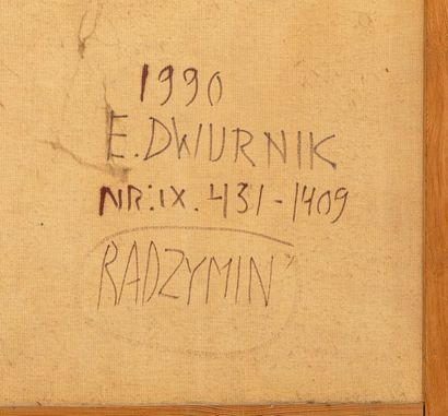 null Edward DWURNIK (1943-2018)
Radzymin (L’Aigle avec la couronne), 1990
Huile sur...