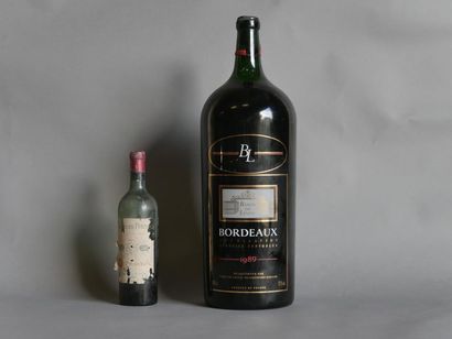 null 1 Salmanazar de Baron Lestac 1989 - Bordeaux. On y joint 1 bouteille de Château...