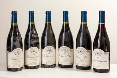 null Lot comprenant: 2 bouteilles BEAUNE - 1er cru Clos de l'Ecu 1996 - 3 Bouteilles...