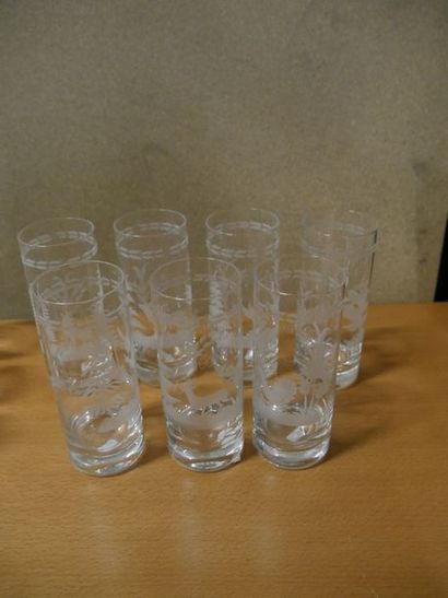 null NINA RICCI. Set of 7 water glasses