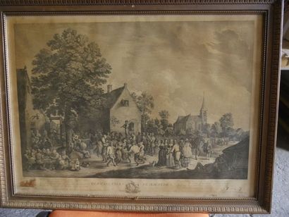 null Lot of paintings of which French School In the taste of Boucher Bergerades and...