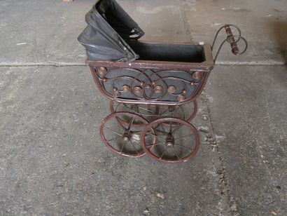 null Stylish wrought iron stroller