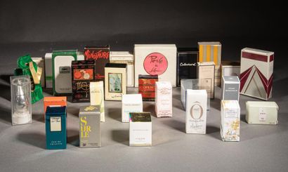 null Lot d'environ 30 miniatures homothétiques différents parfumeurs grandes marques,...