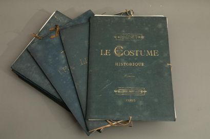 null A.RACINET - Le costume historique - Paris, Firmin Didot, 1888 - Dix chemises...