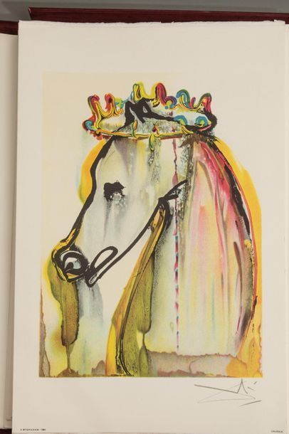 null Salvador DALI (1904-1989) Les chevaux de Dali -Bel exemplaire complet de ses...