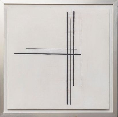 null Henryk STAZEWSKI (1894-1988)
Sans titre, 1980
Acrylique sur isorel, signée,...