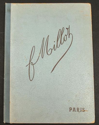 null F.MILLOT
Catalogue cartonné, illustré, titré « F.Millot Paris ». Comprenant...