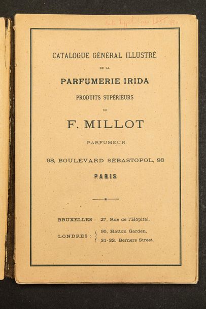 null F.MILLOT
Catalogue cartonné, illustré, titré « Catalogue Général Illustré de...