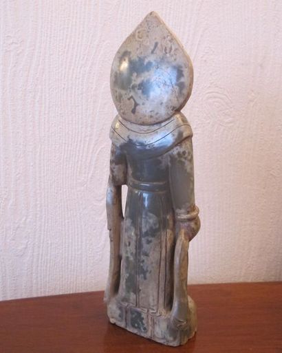 null Asie. Chine. STATUETTE DE BOUDDHA PRESENTANT LA PERLE INESTIMABLE DE LA VRAIE...