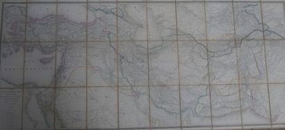 null Carte de la Turquie, Asie, Perse dressée par Care 1848 chez Piecquet