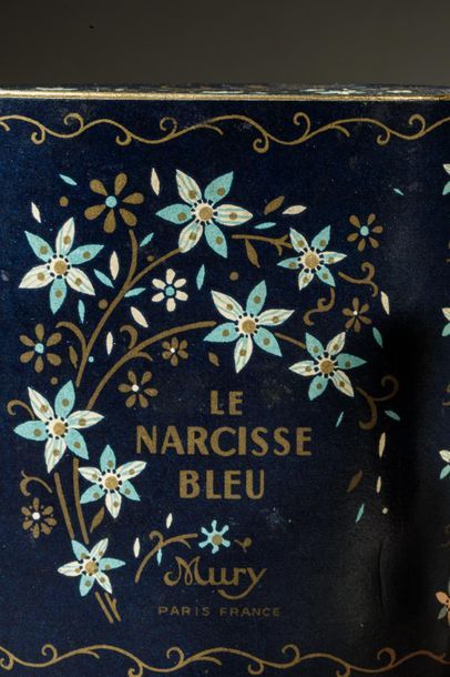 null MURY « Le Narcisse Bleu »
Flacon en verre à découpe, décoré de fleurs en relief...