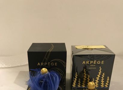 null LANVIN - Set of two Arpège collection bottles, dreamy blue ball surrounded by...