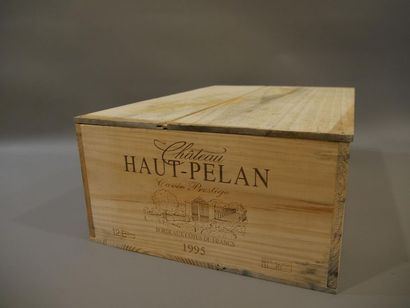 null 1 caisse de 12 btles - Château Haut Pelan 1995. Côte de Franc. Cuvée Prestige...