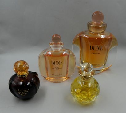 null CHRISTIAN DIOR

Batch of 4 vials including "Poison", empty. H: 11cm. Two "Dune"...