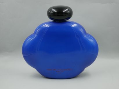 null Marc de la Morandiere. China blue. Giant dummy bottle of blue decoration. Sculptural...