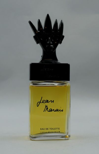 null JEAN MARAIS "Jean Marais"

Flacon en verre de forme rectangulaire, titré. Bouchon...