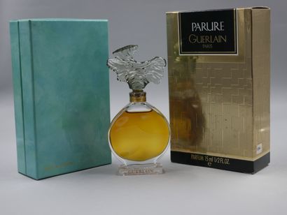 Guerlain. Ornament. Glass bottle titled Parfum...