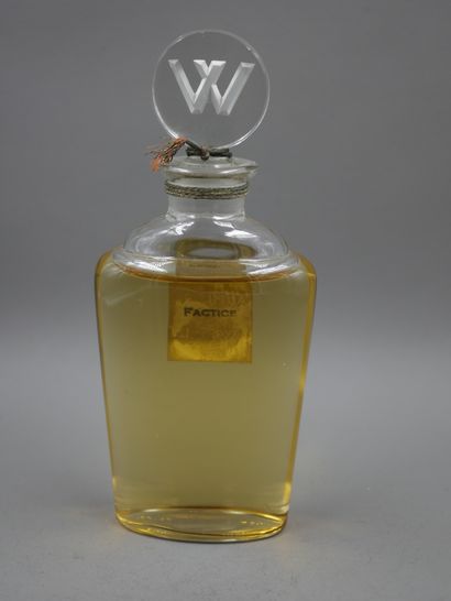 null Perfumer Weil. Antelope. Glass bottle with label titled Antilope Weil Paris....