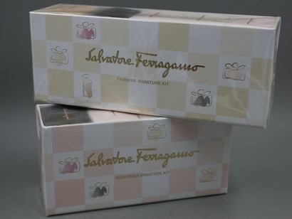 null SALVATORE FERRAGAMO - Set of two miniatures for woman with pdo, boxes