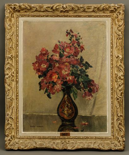 null 
Emile DORREE (1883-1959) - Le bouquet - Huile sur toile - Signé en bas à gauche...