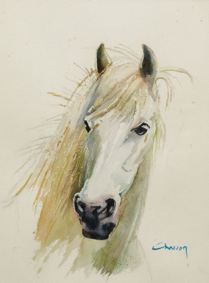null 
Vente d'atelier :

Philippe CHOSSON (1919-2011) - Le cheval blanc - Aquarelle...