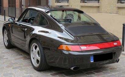 null PORSCHE 911-993 Carrera 2 Coupé noire Modèle 1995 - Toit ouvrant, Ess - 4 places...