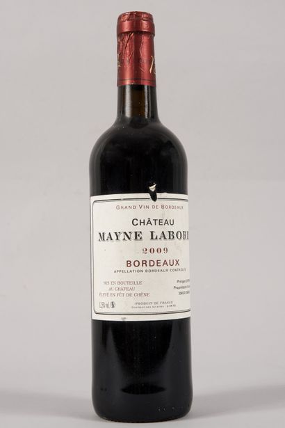 null 
1 bouteille Château Mayne Laborie, Philippe Lherme, Grand vin de Bordeaux ...