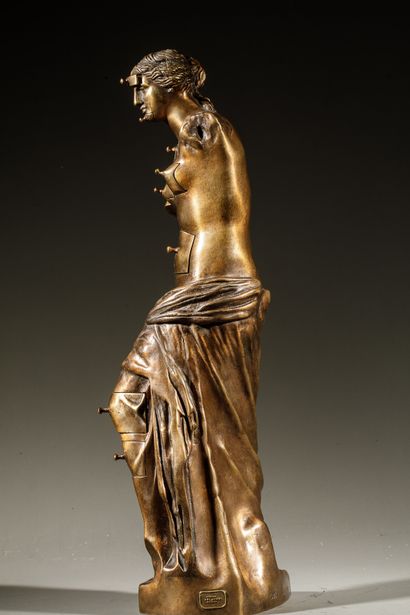 null Salvador DALI (1904-1989) (d'après) - Grande Vénus de Milo aux tiroirs - Bronze...