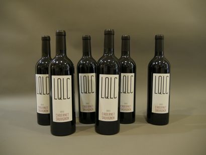 null 1 carton de 6 btles - LQLC Cabernet Sauvignon 2013 de John MALKOVICH. Rare.