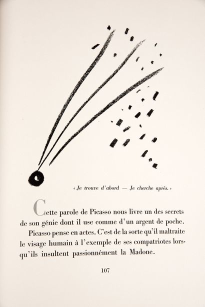 null COCTEAU - PICASSO - Picasso de 1916 à 1961 - Textes de Jean COCTEAU (1889-1963)...