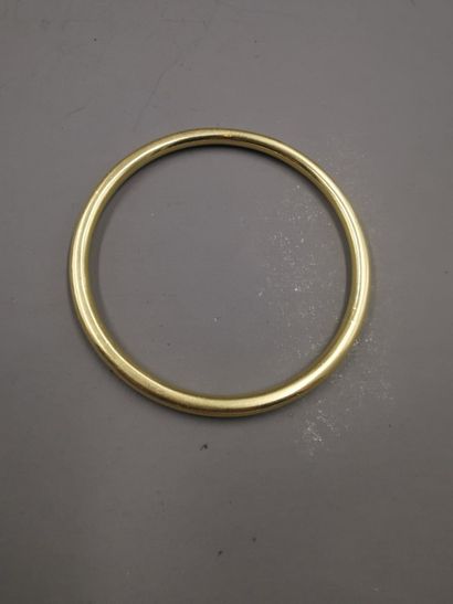 null Bracelet Jonc en or jaune 18k - Poids : 57,90gr - Diamètre 7cm