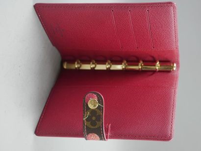 null LOUIS VUITTON - Cherry Collection - Leather agenda holder with cherry motif...