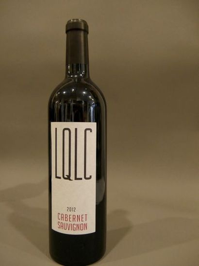 null 1 box of 6 btles - LQLC Cabernet Sauvignon 2012 by John MALKOVICH. Rare.