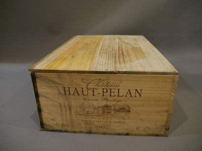 null 1 caisse de 12 btles - Château Haut Pelan 1997. Côte de Franc. Cuvée Prestige...